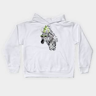 Cool Zebra Kids Hoodie